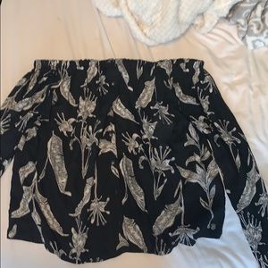 off the shoulder blouse